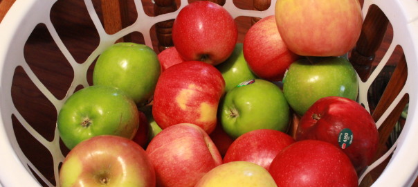 A tisket a tasket a basket full of...apples!